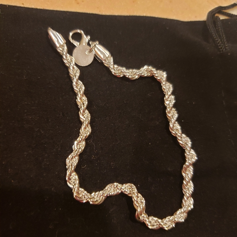 Sterling silver 8.5 in bracelet